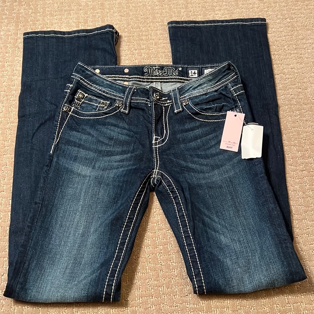 Kids miss me jeans New with tags size 14